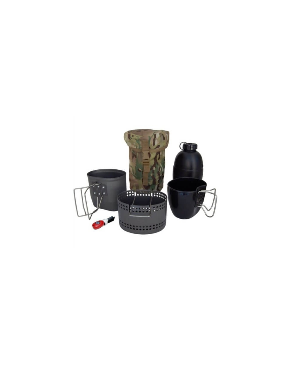 Système de cuisson Bushcraft Croisé" Dragon " MKII -6 delig-Camouflage