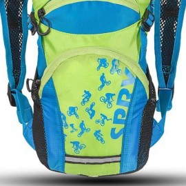 Sac d'hydratation Source pour enfants Spry 1,5 litre-Bleu-Vert