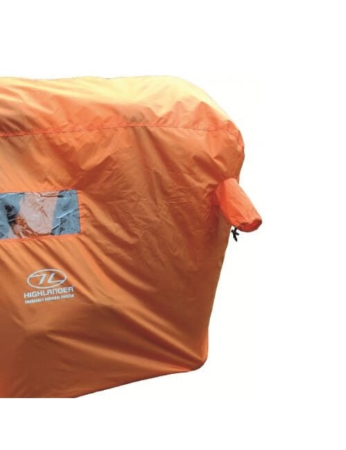 Highlander Notfaltzelt Notfall-Überlebensunterkunft 4-5 Personen - Orange
