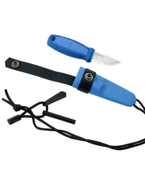 Couteau de survie Mora Couteau de cou Eldris acier Sandvik-bleu