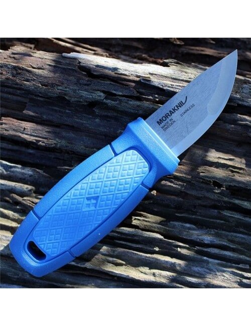 Mora Überlebensmesser Eldris Neck Knife Sandvik Stahl-blau