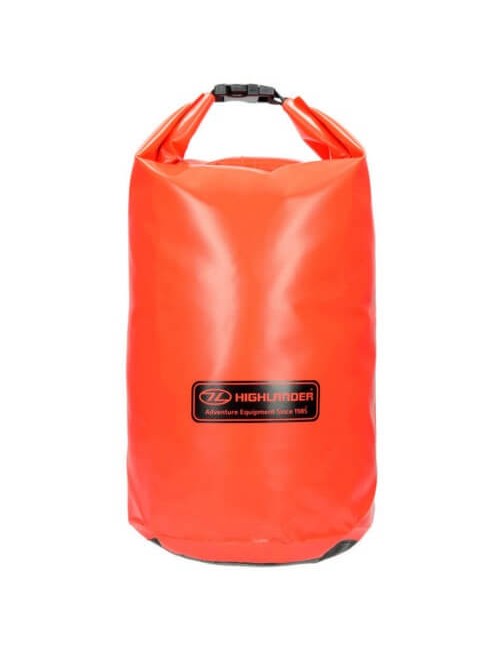 Highlander wasserdichte Tasche Trockentasche Tri-Laminat PVC 16 Liter-Orange