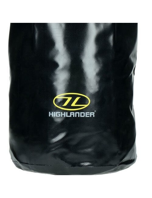 Bolsa impermeable Highlander bolsa seca tri-Laminado PVC 29 litros-Negro