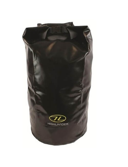 Highlander waterproof bag dry bag tri-Laminate PVC 44 liters-Black