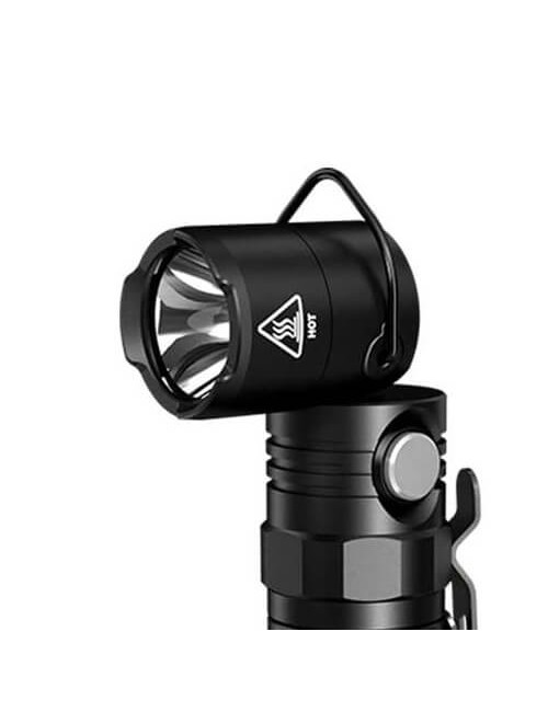 NiteCore lampe de poche MT21C Cree XP-L HD V6 led avec tête inclinable-Noir