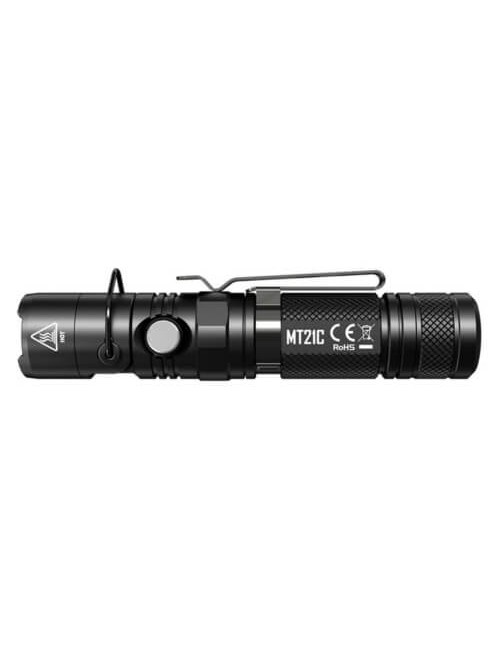 NiteCore Taschenlampe MT21C Cree XP-L HD V6 LED mit kippbarem Kopf-Schwarz