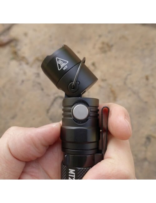NiteCore Taschenlampe MT21C Cree XP-L HD V6 LED mit kippbarem Kopf-Schwarz