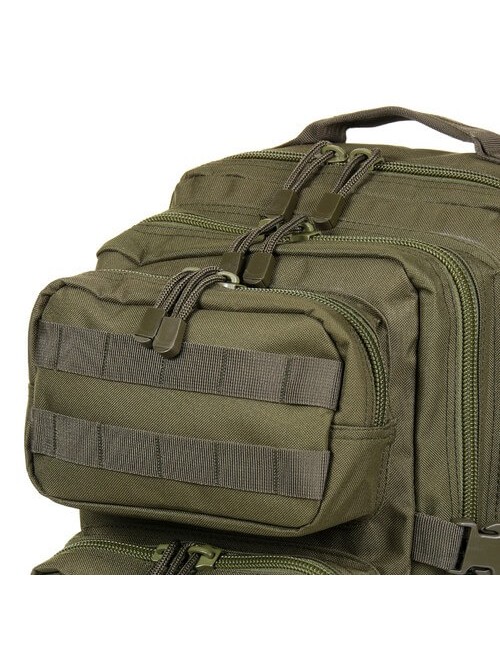 Mochila de montaña 101 Inc modelo US Army de 45 litros-Verde Militar