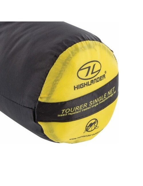 Mosquitera Highlander Mosquitera Tourer Individual para 1 persona-Blanco