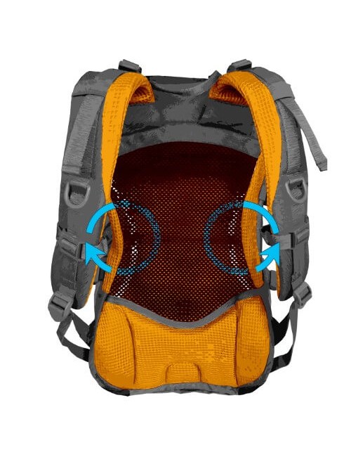 Husky backpack Trekking-Sac à dos de cyclisme-Skid - 30 litres-Noir