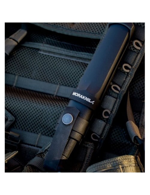 Mora sopravvivenza coltello Garberg con Multi Mount Molle compatibile-Nero