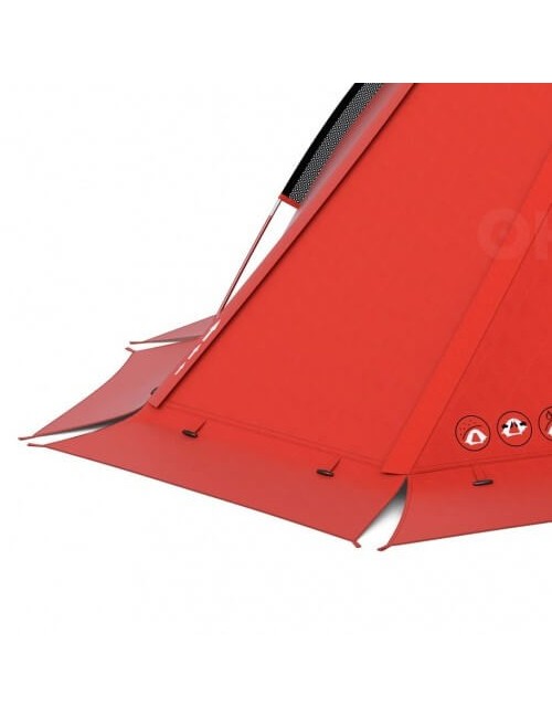 Husky Flame 2 Extreme-tente légère - 2 Personnes-Rouge