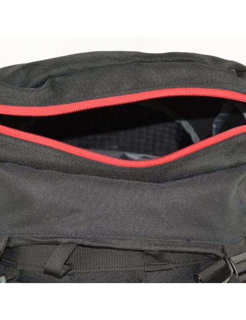 Husky rugzak Expeditie Samont backpack 60 + 10 liter - Zwart met Rood