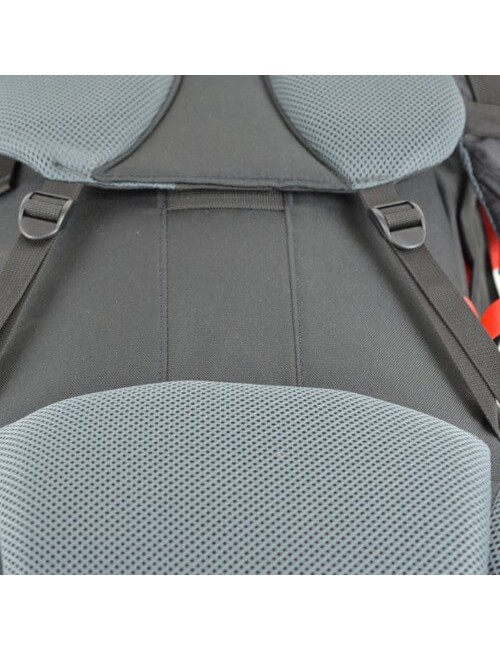 Sac à dos Husky expedition Samont sac à dos 60 + 10 litres-noir avec Rouge