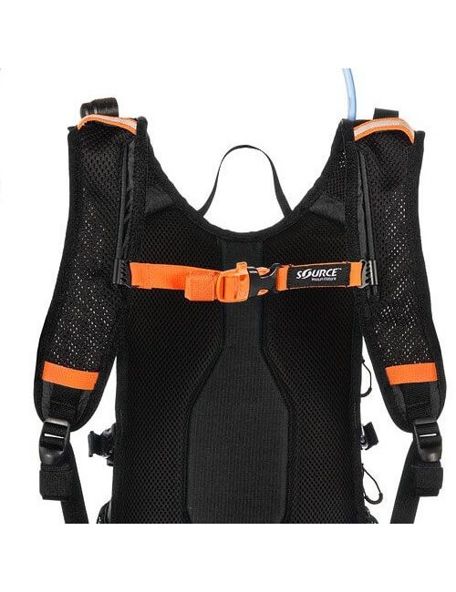 Source hydration Pack Air Fuse 3 + 9 liter backpack-black-fluorescent orange