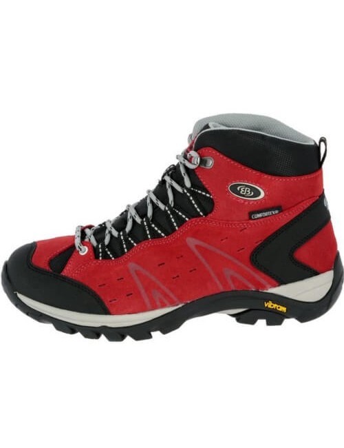 Brütting Wanderschuhe für Damen Mount bona high-Rot-Schwarz