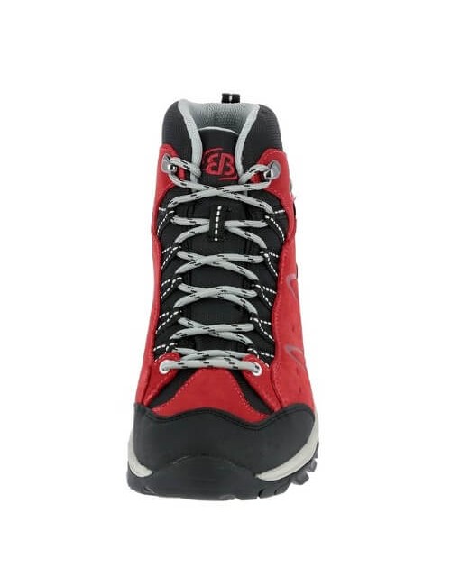 Brütting Scarpe da Trekking Per Donna Mount bona high-Rosso-Nero