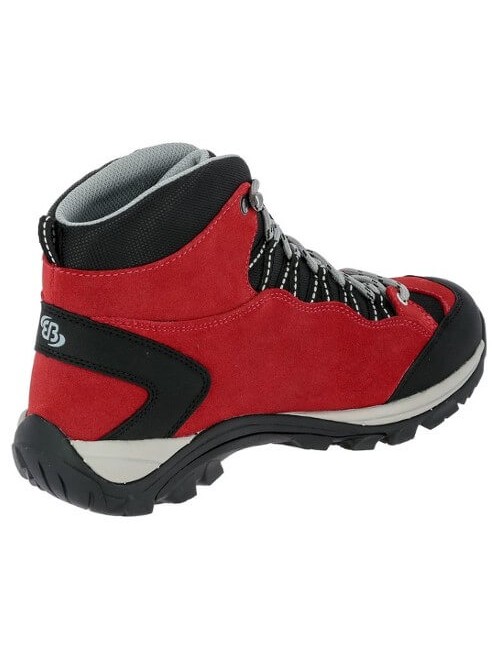 Brütting Scarpe da Trekking Per Donna Mount bona high-Rosso-Nero