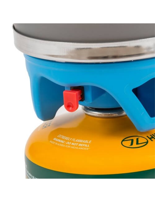 Highlander Schnellkochtopf Gasbrenner FASTBOIL MKIII 1,1 Liter-Blau