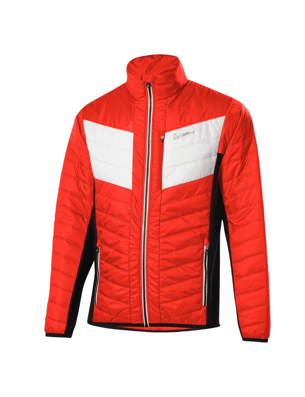 Löffler Jacke M Jacke Evo Hotbond Primaloft 60-Rot