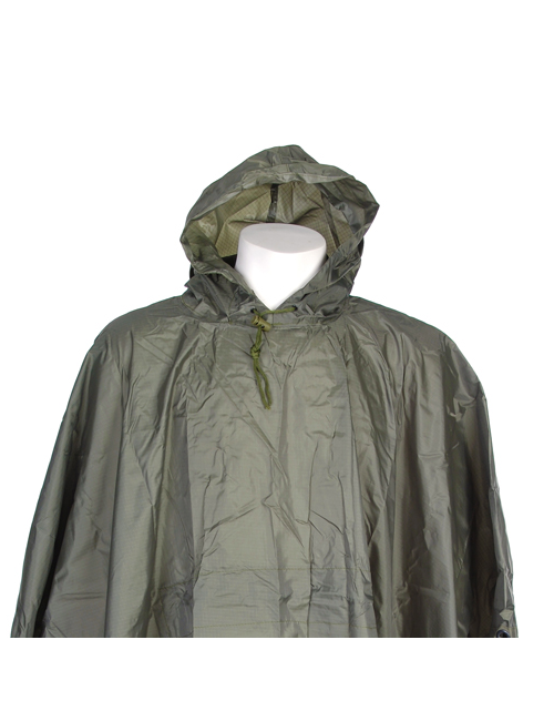 Fostex poncho Ripstop-taglia unica-verde