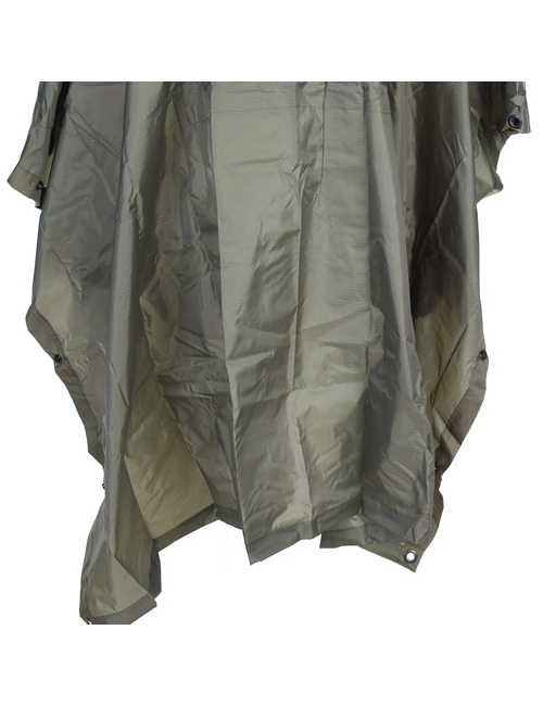 Poncho Fostex Ripstop-talla única-verde