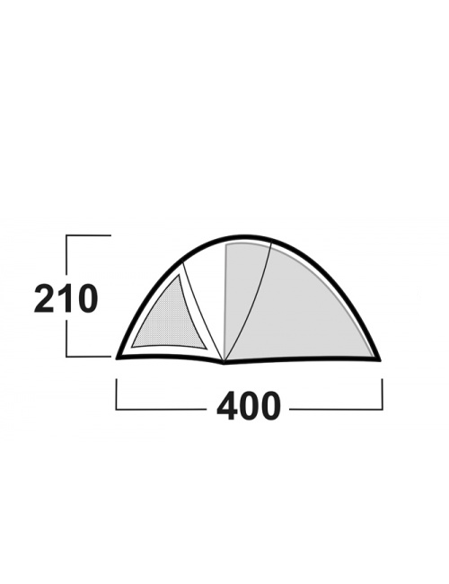 Husky tent Bigless 5-family tent - 5 person - Green