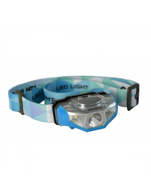 Lampe frontale d'extérieur Husky sur pile AA Selma 140 lumens-Bleu