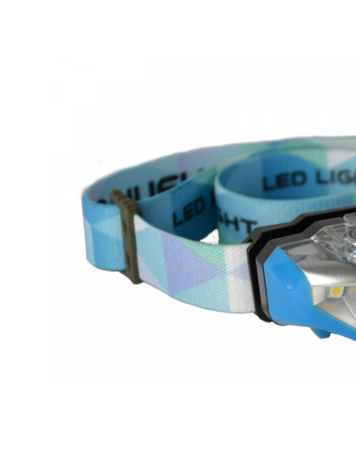 Lampe frontale d'extérieur Husky sur pile AA Selma 140 lumens-Bleu