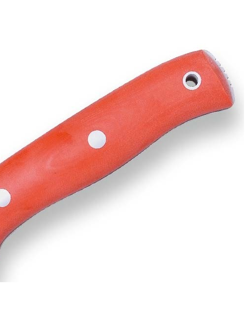 Joker sopravvivenza coltello BS9 Lynx CN111-P con fodero in pelle, avviamento di fuoco-Arancione