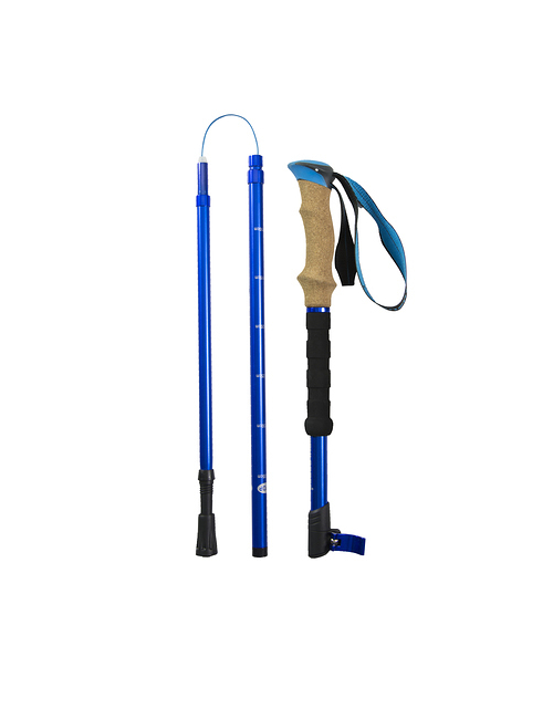 Highlander walking stick Trek Lite (single) - 3 - Piece-Blue