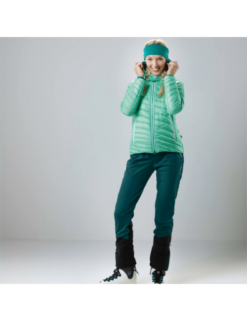 Pantalon d'extérieur Loeffler W Pantalon de randonnée Pace Ws Sarcelle clair-vert bleu