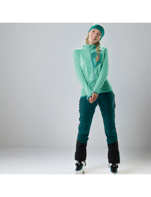 Loeffler outdoor pantaloni W Touring Pantaloni Pace Ws Luce verde acqua-verde blu