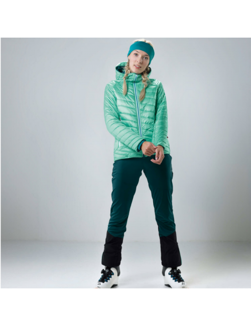 Loeffler outdoor pantaloni W Touring Pantaloni Pace Ws Luce verde acqua-verde blu