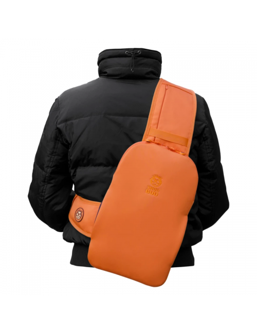 Snugbud Classic-mochila para calentar el cuerpo con jarra térmica-Naranja-Azul