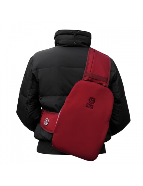 Snugbud Classic-Zaino scaldabagno con brocca termica-Rosso-Rosa