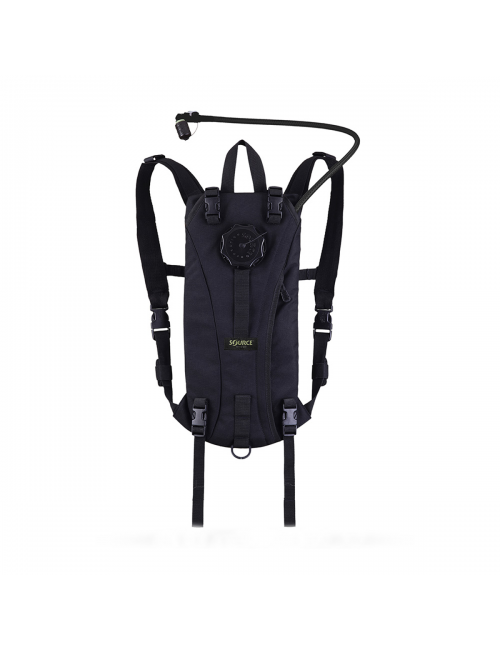 Fuente Táctica de agua bolsa - mochila de hidratación de 2 litros mochila - Negro