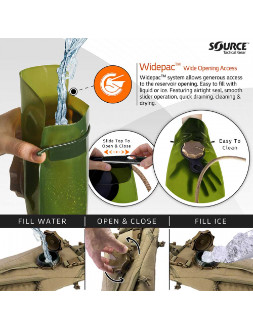 Source tactical water bag - Trinkrucksack 3 Liter Rucksack - Coyote