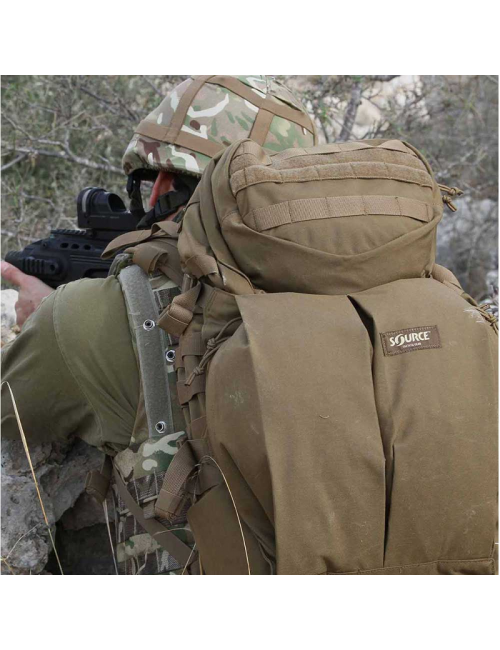 Source Tactical rugzak met waterzak Double D 45L - Coyote