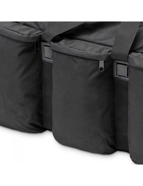 Defcon 5 travel duffle bag - backpack-100 liters-with 6 compartments-Black