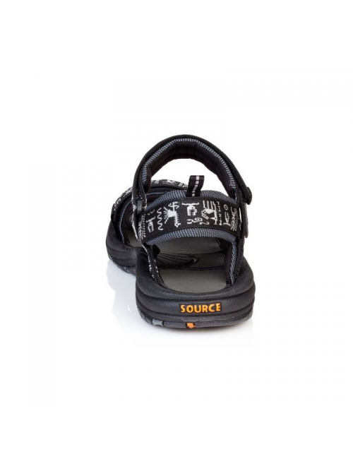 Source sandalen voor heren Gobi Black Inca - outdoor - Zwart