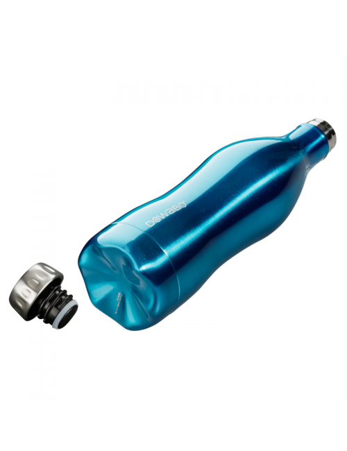 Dowabo thermos bottle double-walled Metallic Collection - 750 ml - Blue