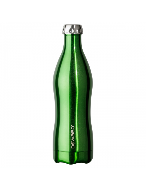 Dowabo thermos flask double-walled Metallic Collection - 750 ml - Green