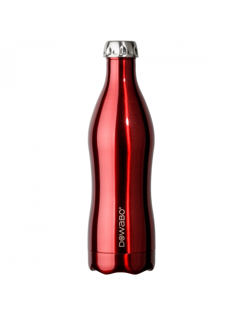 Termo Dowabo colección Metálica de doble pared-750 ml-Rojo