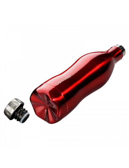 Dowabo thermos bottle doppia parete Metallic Collection - 750 ml-Rosso