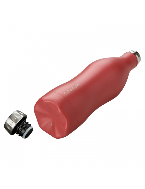 Termo Dowabo colección Tierra de doble pared Berry - 750 ml - Rojo