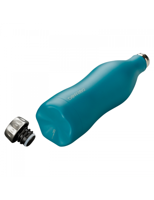 Dowabo thermosfles dubbelwandig Earth Collection Petrol - 750 ml - Blauw