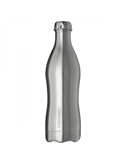 Termo Dowabo de doble pared de Acero Puro-750 ml - Plateado