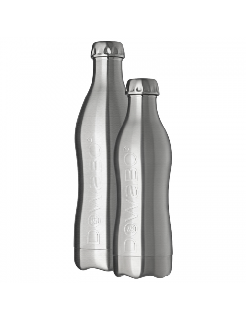 Bottiglia bevente Dowabo acciaio inossidabile acciaio puro a parete singola-1200 ml-Argento