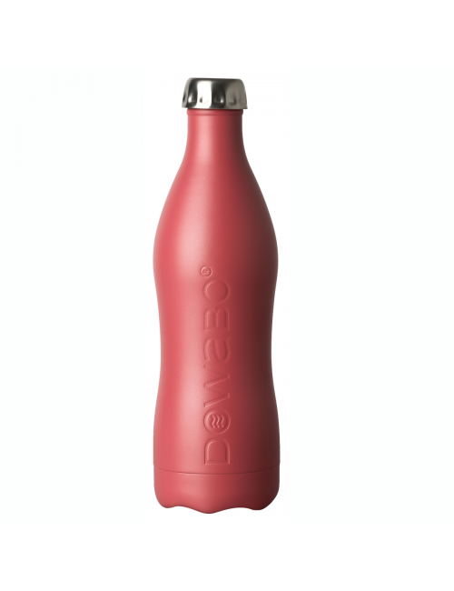 Bottiglia da bere Dowabo Earth collection single-walled Berry-1200 ml-Rosso